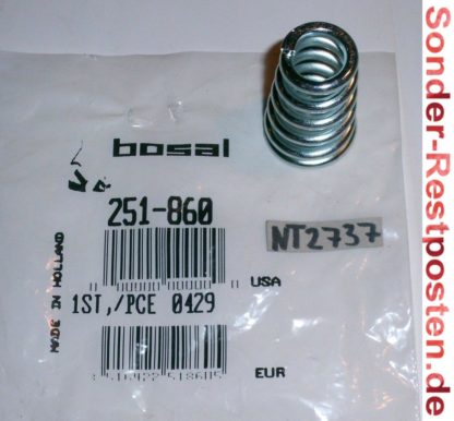 Original BOSAL Feder Abgasrohr Schalldämpfer 251-860 Neuteil NT2737